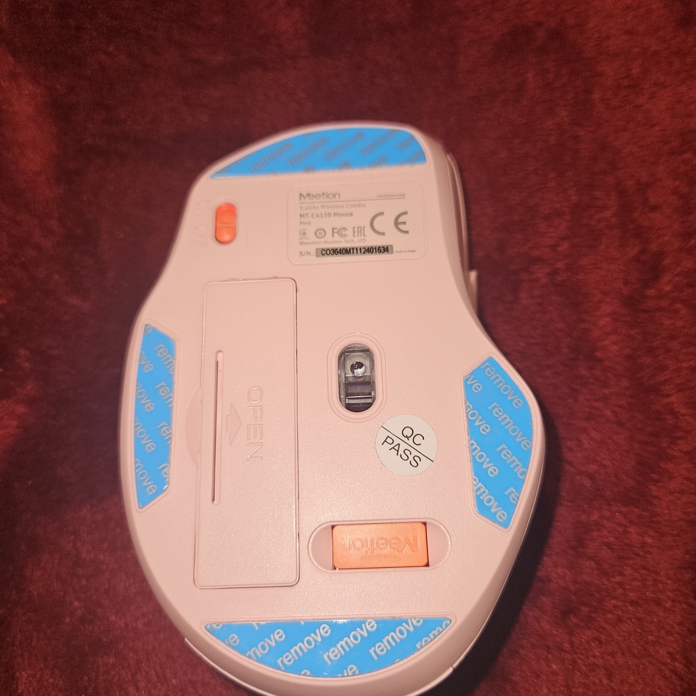 Wireless Keyboard and Mouse Set - Pink - Picture 5 of 6